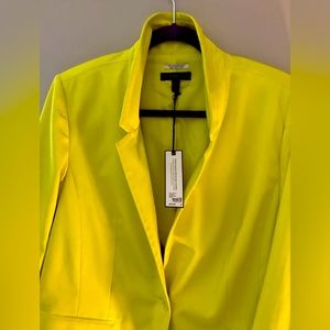 Lane Bryant’s The Modernist Collection lemon lime blazer.